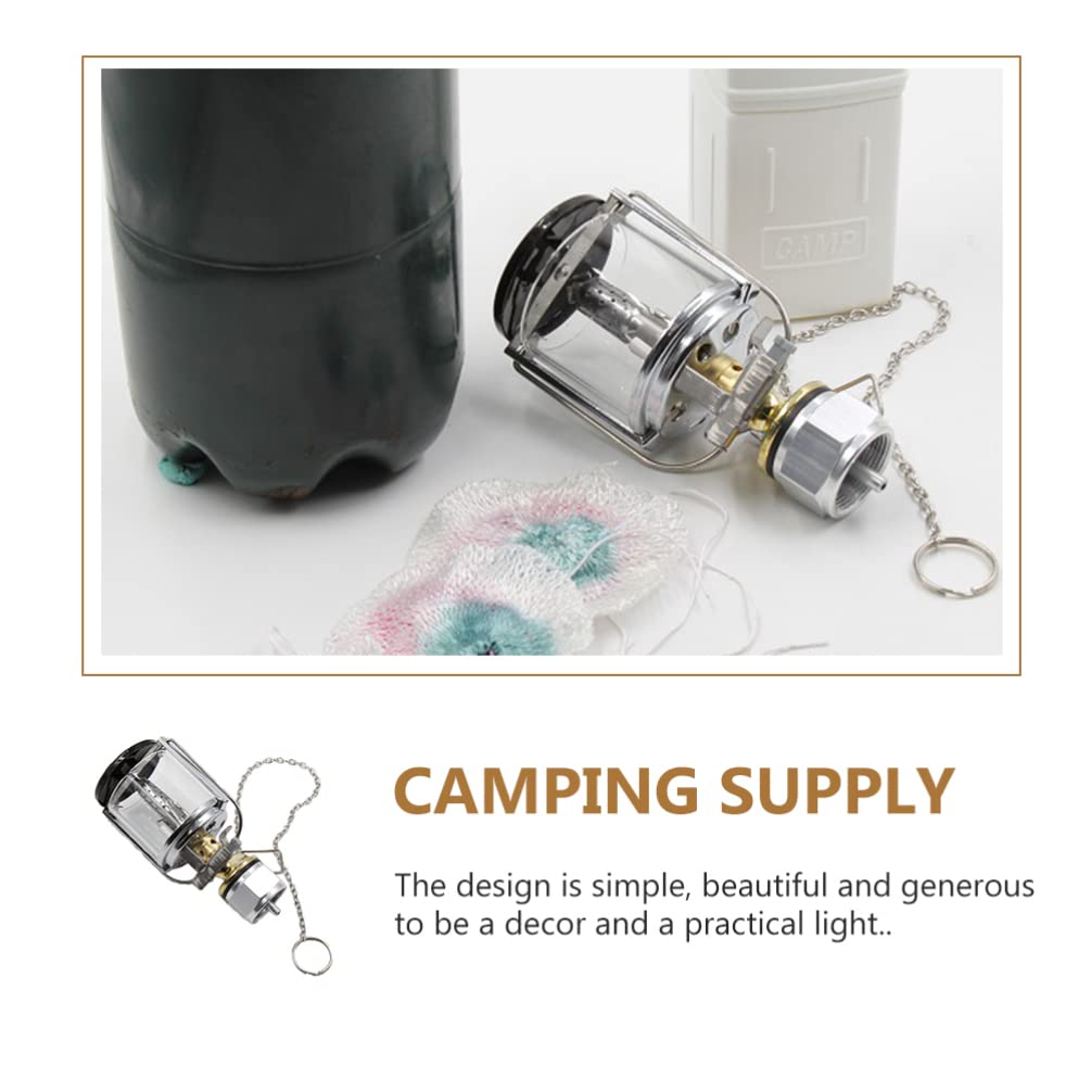 BESPORTBLE Linternas para Acampar al Aire Lámpara Led de para Acampar con Cubierta de Luz Luz Alimentada por Gas para Suministros de Camping