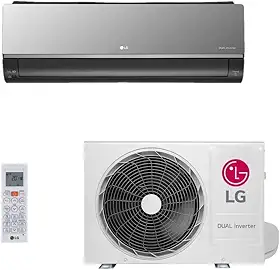 Ar-Condicionado LG AI DUAL Inverter Voice ARTCOOL UV Nano 18.000 BTUs Quente/Frio 220V - S3-W18KLR7A