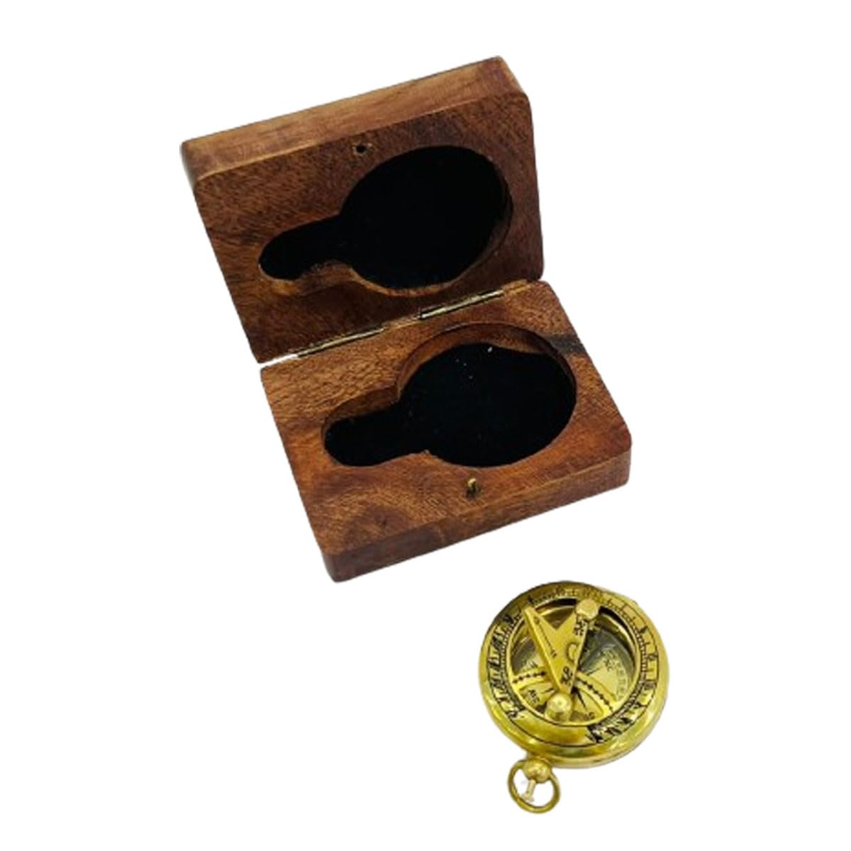 Nautico antico bussola replica Pocket Brasspocket orologio bussola ottone antico