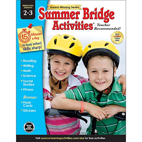 Summer Bridge Activities - Grades 2 - 3, Workbook for Summer Learning Loss, Math, Reading, Writing a