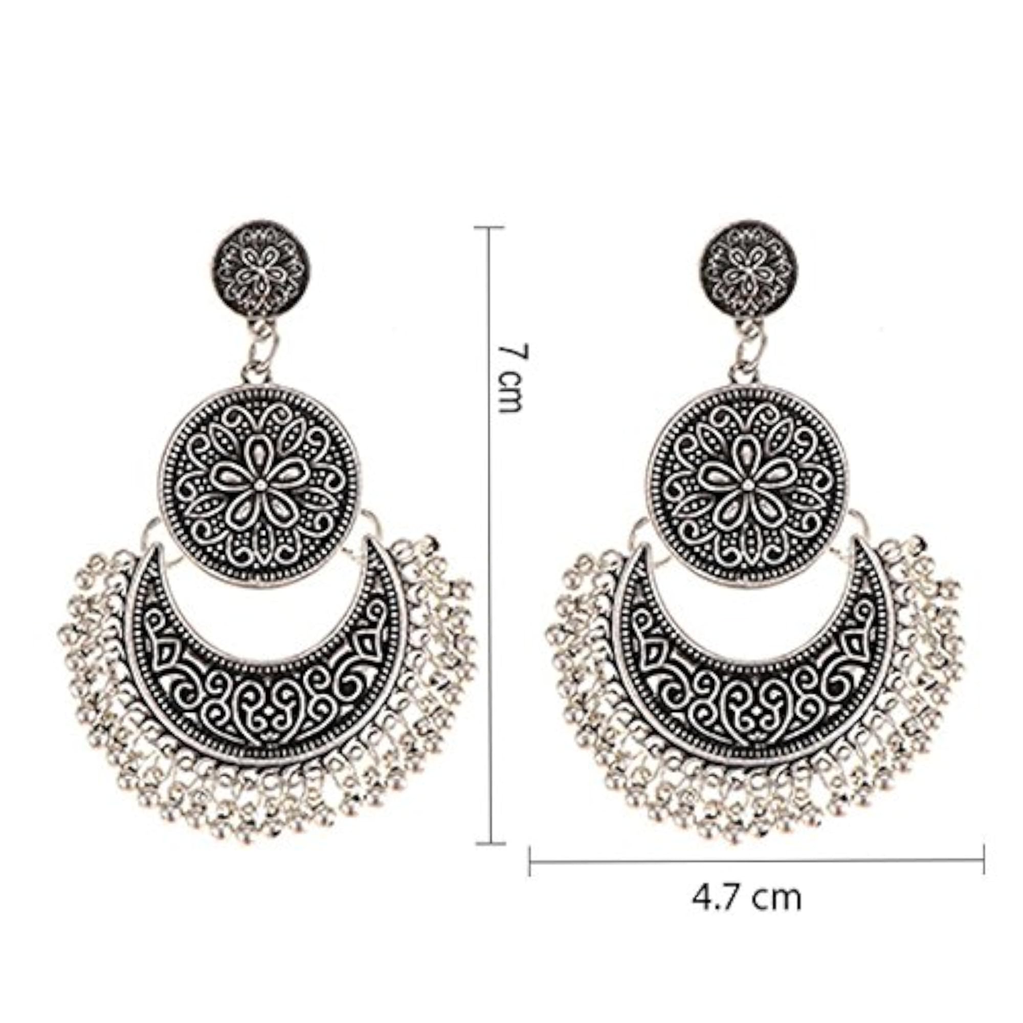 Pearl Plated Traditional Earrings For Women