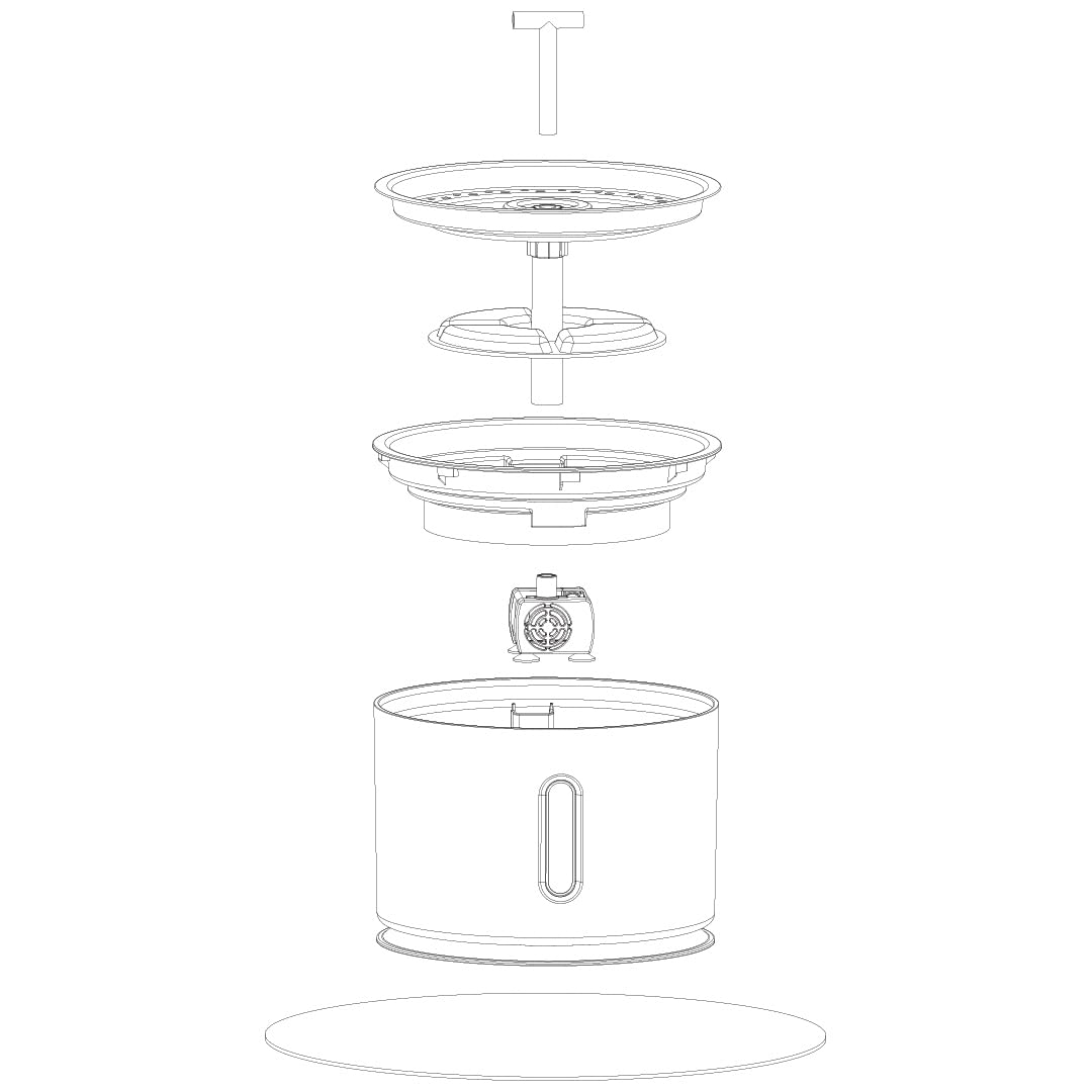Level One Pets Duo - Filtro sumergible 2 en 1 para acuario con luz LED (filtros de hasta 3 galones)