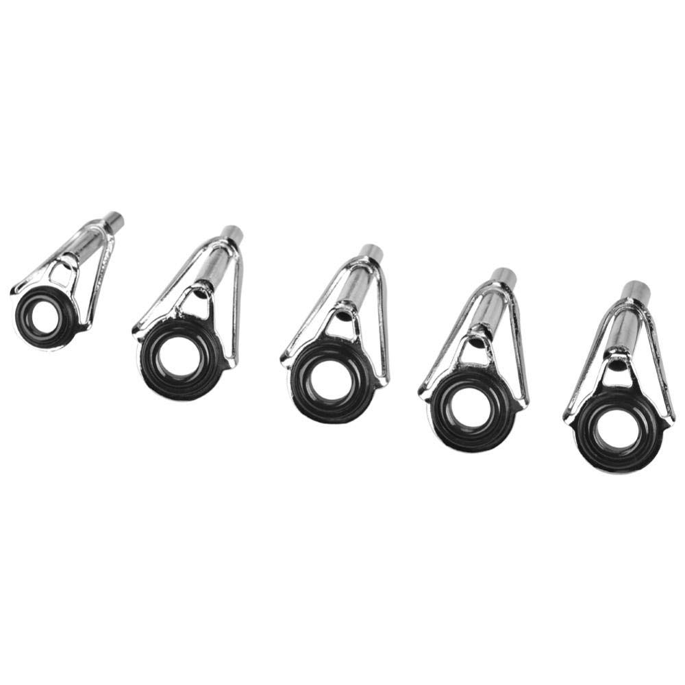 equlup Guides de Canne à pêche, 80 pièces 10 Tailles, Embouts de Canne à pêche universels, Anneaux de Guidage en céramique, kit de réparation d'œillets de Canne à pêche de Remplacement equlup Guides de Canne à pêche, 80 pièces 10 Tailles, Embouts de Canne à pêche universels, Anneaux de Guidage en céramique, kit de réparation d'œillets de Canne à pêche de Remplacement