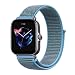 Produktbild KoGiio 20mm Armband für Amazfit GTS 4/GTS 4 Mini/GTS 3/GTS 2 Mini/GTS 2e/GTS 2/GTS/GTR 42mm,Nylon Atmungsaktive Uhrenarmband für Amazfit Bip 3 Pro/Bip 3/Bip/Bip S/Bip Lite/Bip U Pro - Blau