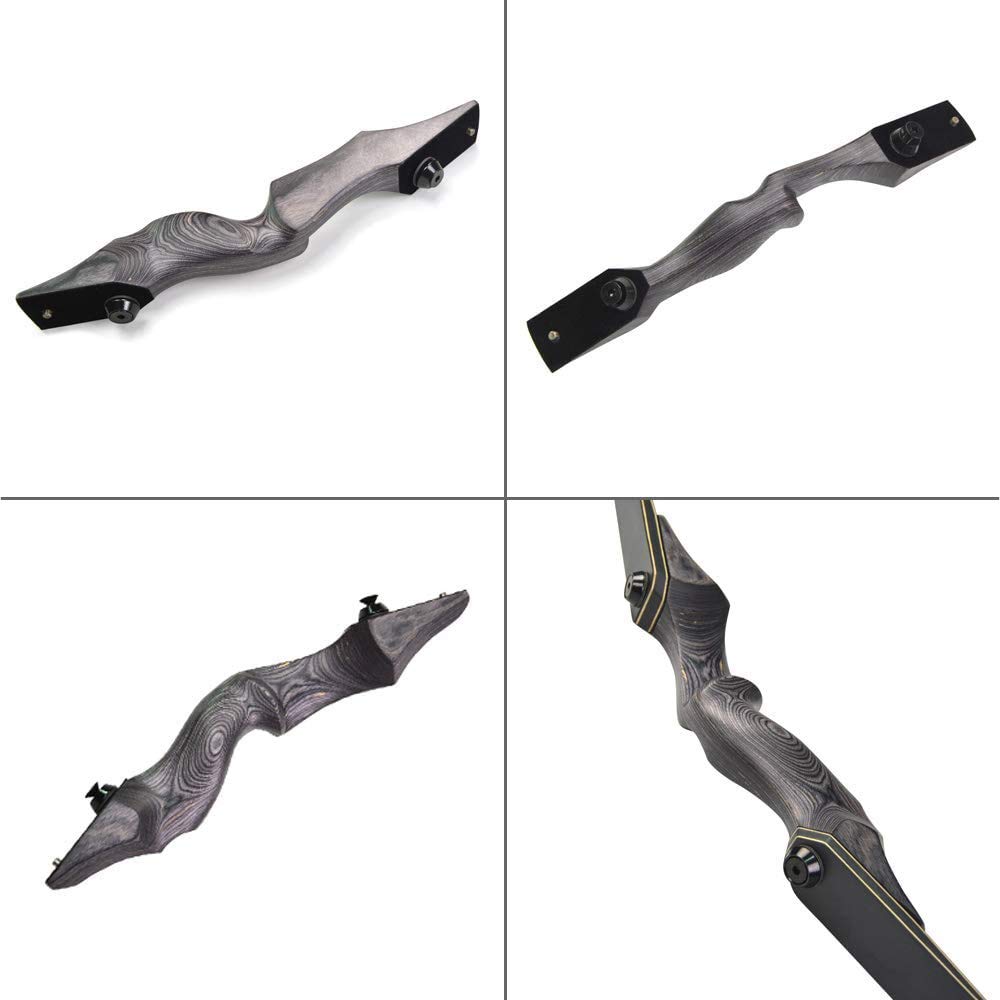 High-density Wood Bow Handle 15 Inch Takedown Recurve Bow Riser - High ...