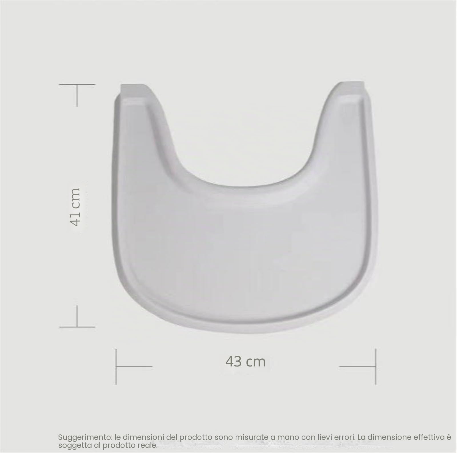 Stokke Tripp Trapp per seggiolone con superficie liscia e forte aspirazione, realizzato in plastica per uso alimentare (senza piombo e ftalati)