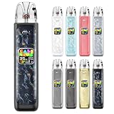 【正規品】Caliburn G4 Pod Kit 電子タバコ カリバーン G4 スターターキット 1300mAhバッテリー内蔵 35Wの最大出力 エアフロー調整可 POD型 TYPE-C充電 ベイプ コンパクト ニコチンフリー リキッドなし (Polar Black)