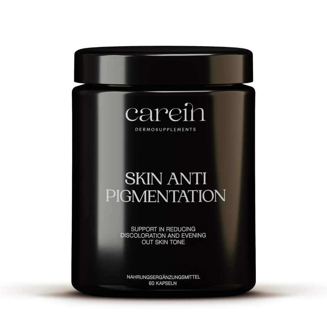 Skin Anti Pigmentation Refill - Gegen Pigmentflecken und Hyperpigmentierung - Mit Polypodium, Glutathion & Zink - 60 Vegane Kapseln - Carein