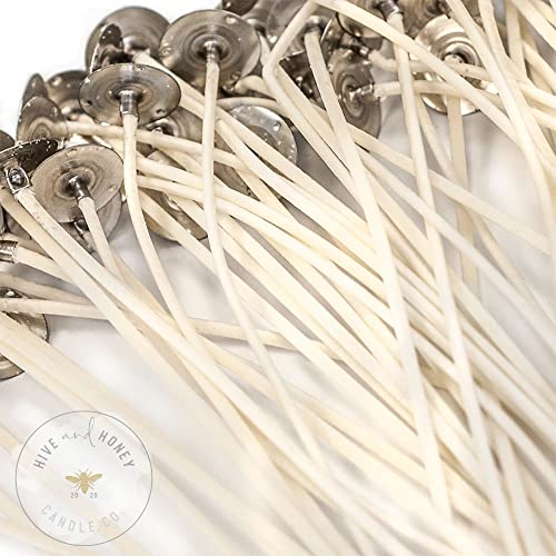 LX 6-Inch Pre‑Waxed Candle Wicks (100 pcs)