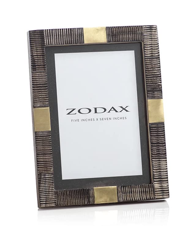 Amazon.com - Zodax Lagos Horn & Brass Photo Frame | 5 x 7