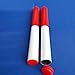2 Pieces Relay Baton Aluminum Track Field Relay Baton Track and Field Relay Batons Field Race Track Baton Field Race Batons Race Equipments(Red, White)