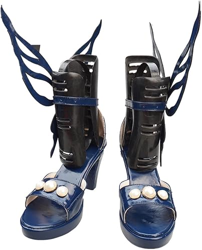 Genshin Impact Cosplay Opulent Splendor Tacones Altos Anime Ningguang PU Zapatos de mujer