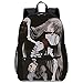 Produktbild 3D-gedruckte Schultaschen Jugend Rucksack Schwarzer Butler Unisex Schultasche Rucksack Freizeit Schulausflug Größe: 45x30x15 cm/17 Zoll Gedruckter Rucksack Leinwand