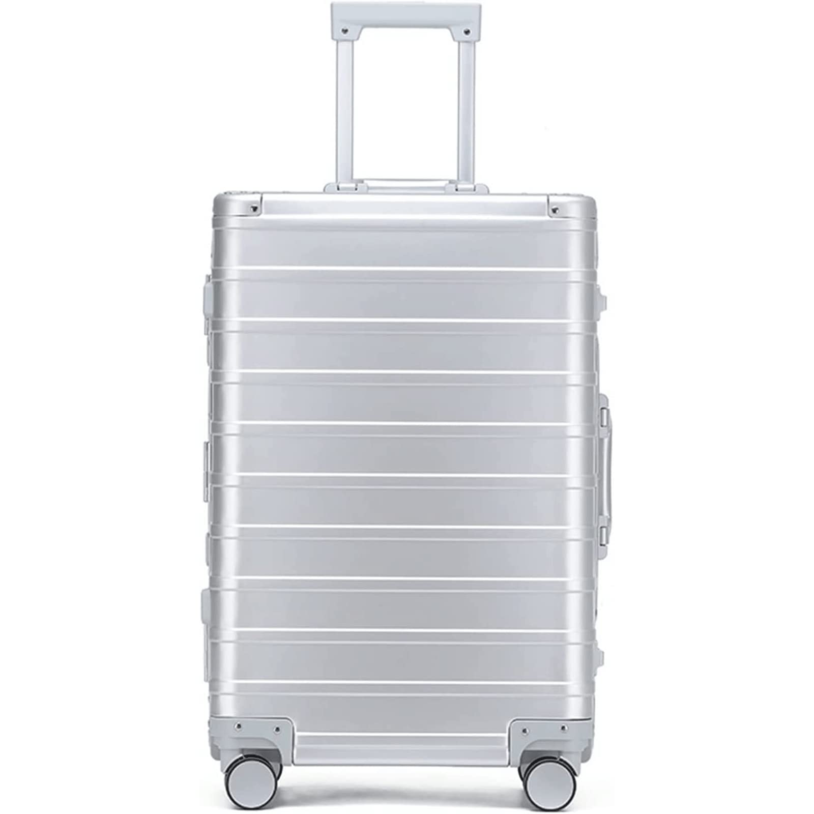 Equipaje rígido de Lujo Ligero Fuerte con Ruedas, Carrito de aleación de Aluminio y magnesio, Maleta con Ruedas para Viajar Resistente