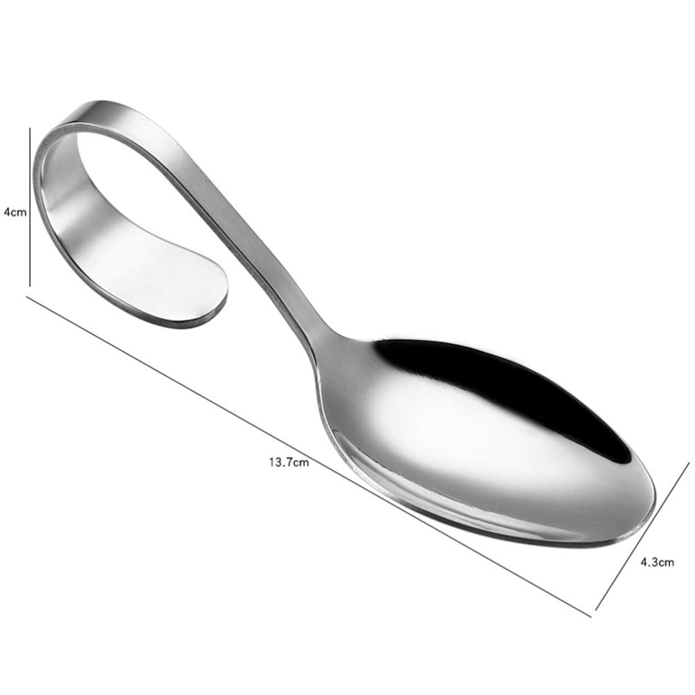 Cucchiaio da Cucina Cucchiaio corto in acciaio inox cucchiaio piccolo