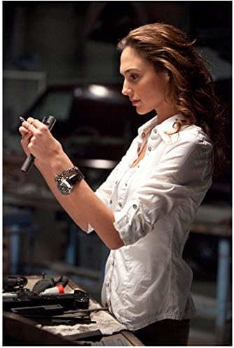 Gal Gadot in White Button Down Shirt 