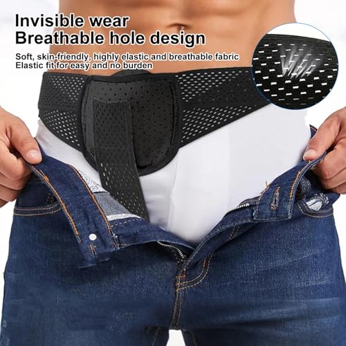 Faja de soporte para hernia inguinal médica ajustable miniatura 3