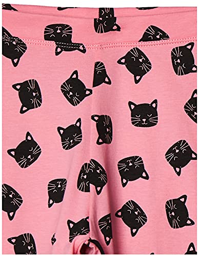 Image of Amazon Essentials Girls' Cotton Stretch Leggings, Multipacks