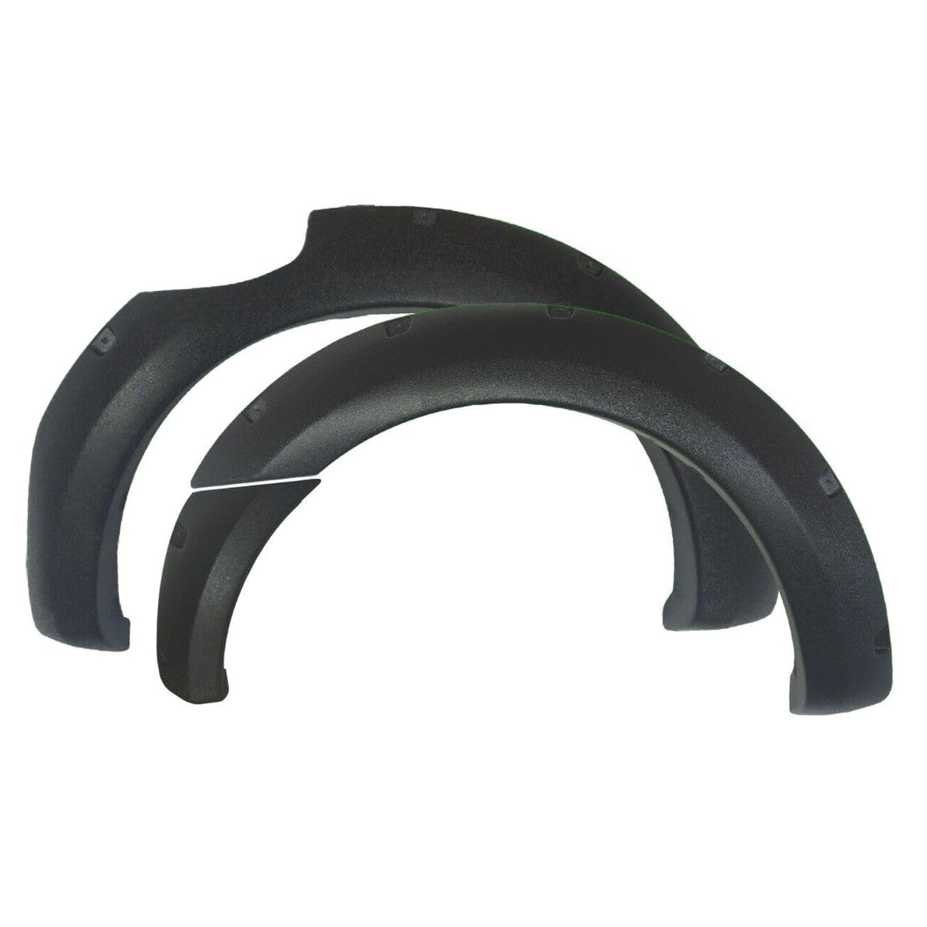 EIDZADK Pocket Bolt Wheel Protector Flare for Ford for Ranger 2011-2018 T6 Sand Blast Textured Front 1.75