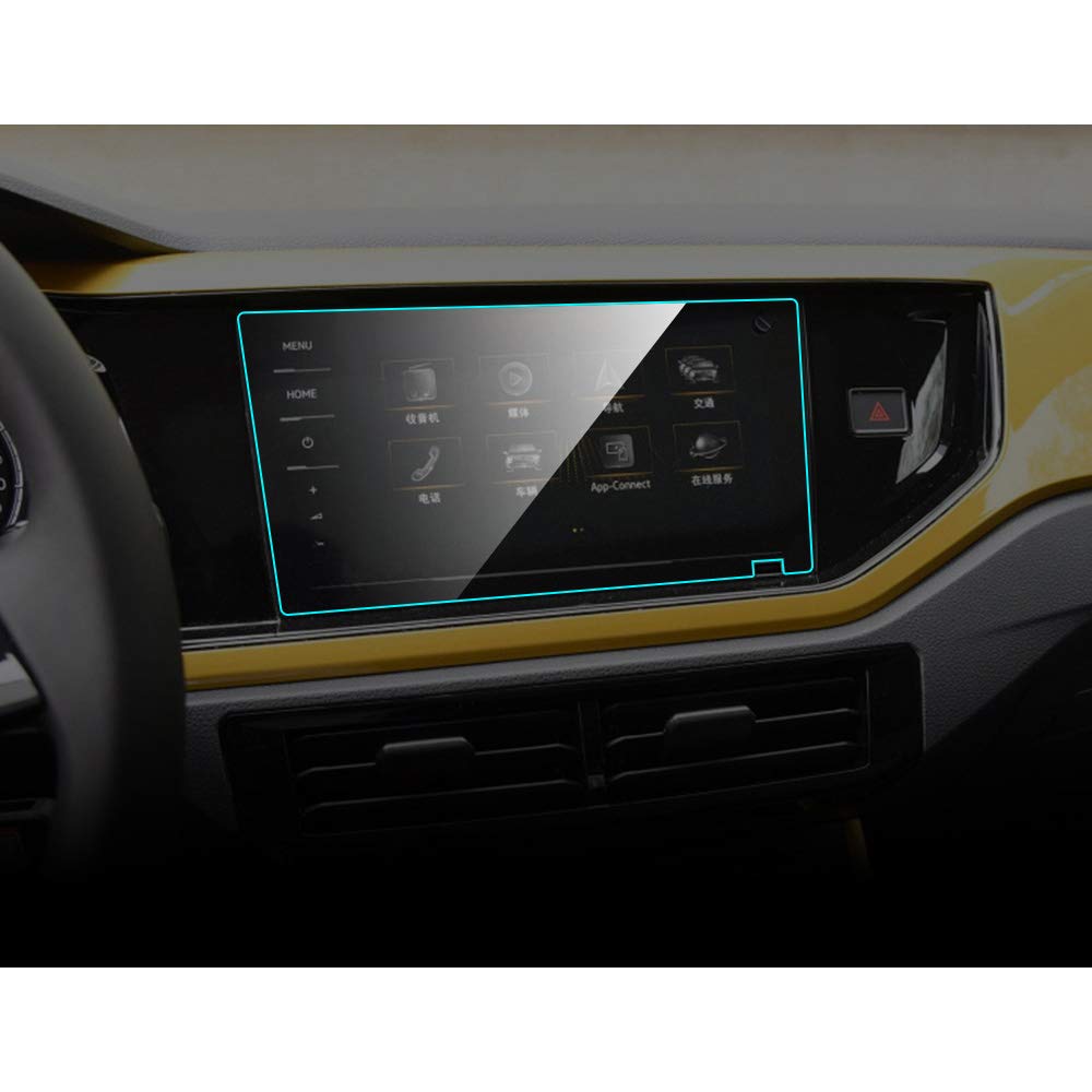 HCDSWSN Car Screen Protector,For Volkswagen VW Polo HD Clear Car GPS Navigation Dashboard Anti Scratch Protective Film Auto Accessories