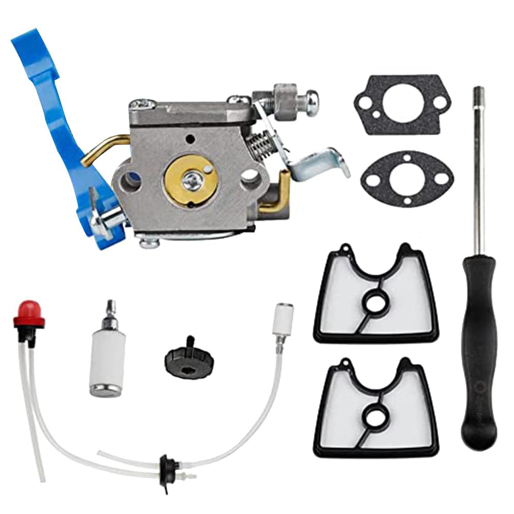 Kit de carburador para sopladores de hojas Husqvarna 125B, 125BX, 125BVX y 125BV, compatible con motores ZAMA C1Q-W37 y 545081811, número de pieza 590460102