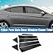 X AUTOHAUX 8 Pcs Car Pillar Post Side Door Window Cover Trim for Hyundai Elantra Sedan 2017 2018 Bright Black