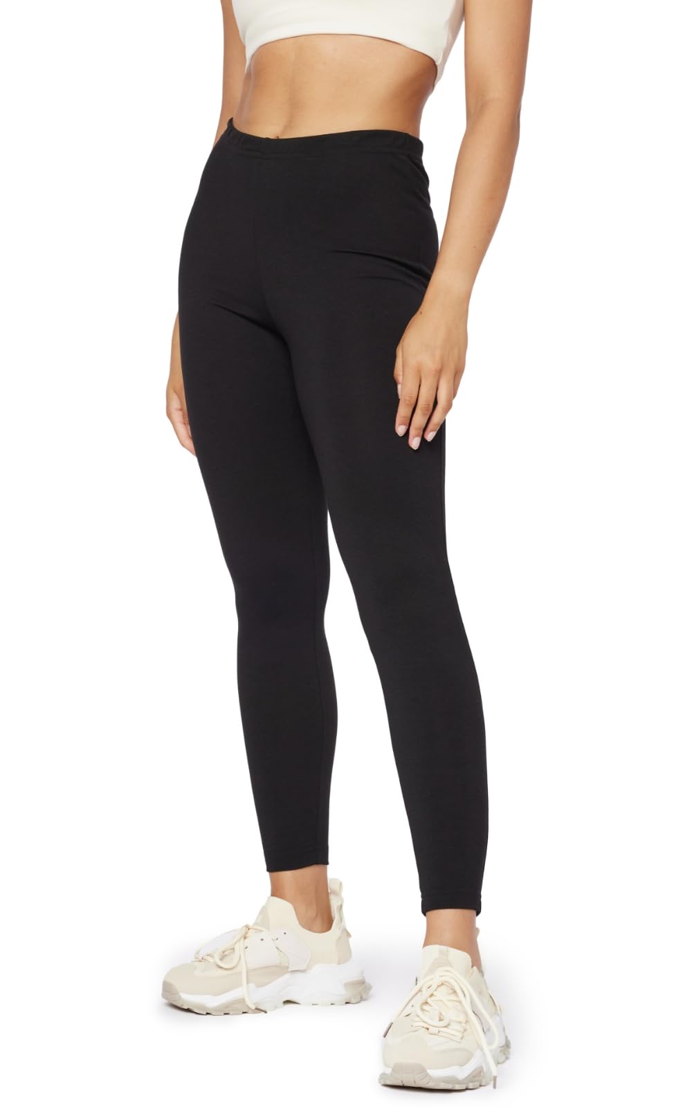 Bellivalini Damen Lange Leggings Neon 80er Jahre Sport Gym Joggen Tanz BLV50-294