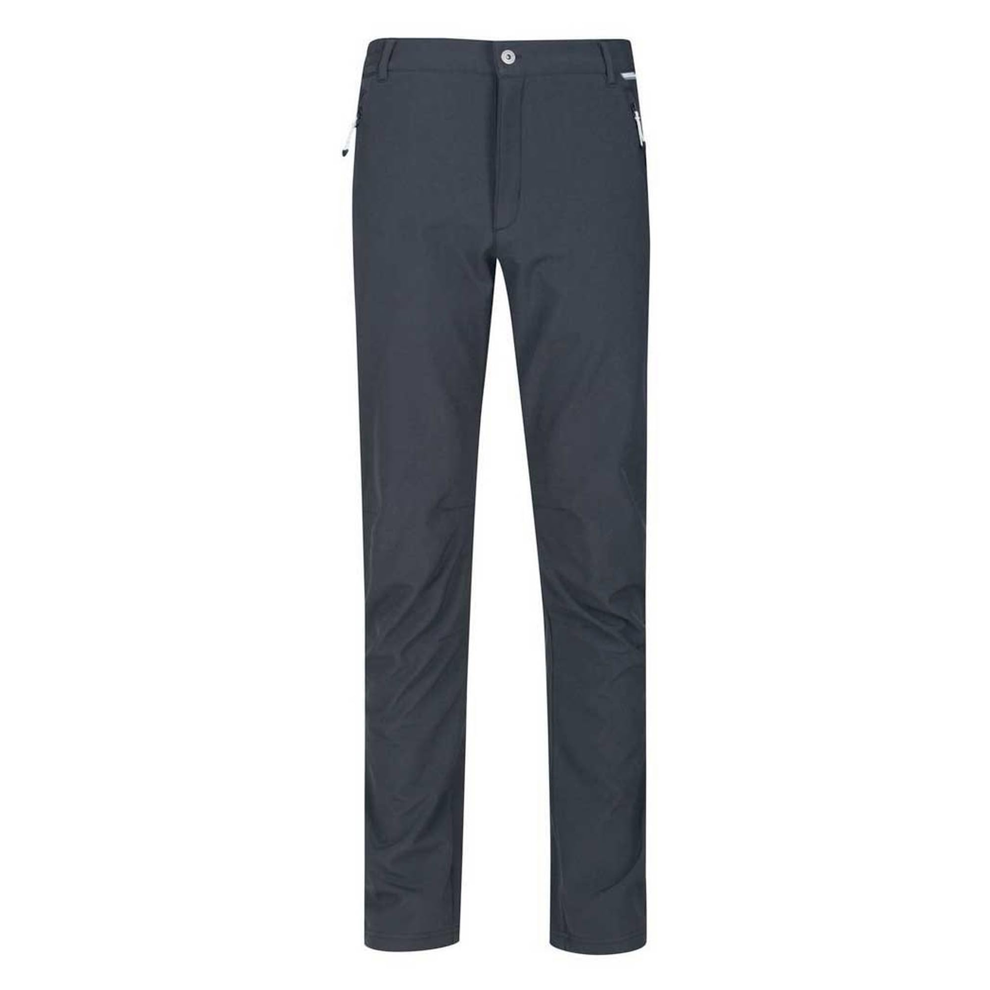 Regatta Geo II Softshell - Pantalones Largos para Hombre, Azul Marino, 32W
