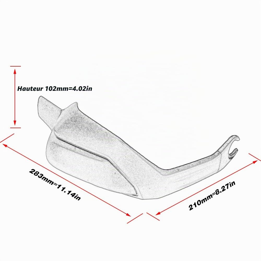 Garde-mains de moto pour Honda X-ADV 750 XADV 750 X ADV 750 2017 2018 19 2020 Garde-mains de guidon Protection de guidon Accessoires (Noir)