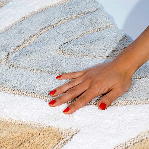 Chesapeake Davenport 2 Pc. Spa Bath Rug Set 44801 (21"X34" & 24"X 40") #TOP3