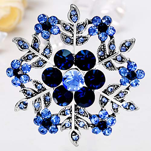 Épingle éblouissante en cristal fleur le cadeau idéal pour Noël - 3