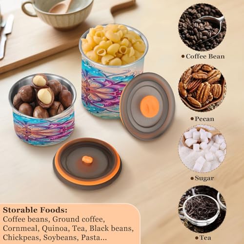 Envase para café hermético 30 oz acero inoxidable color Kigai miniatura 5