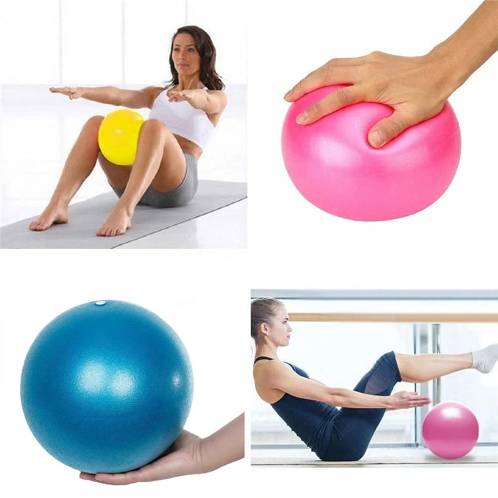 Yoga Block Brick Yoga Resistance Bands Set Tragbares Zugseil Gym Workout Mit Pilates Bar Und Yoga Balance Ball,Rosa
