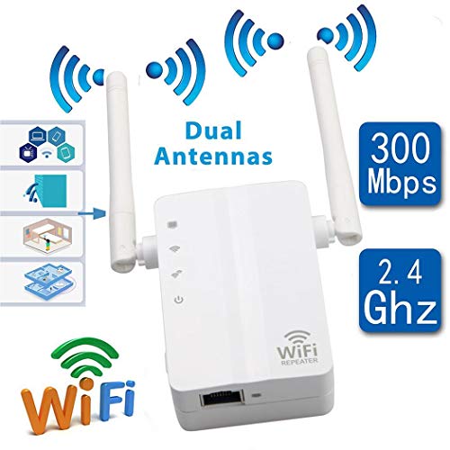 GoodKE Practical Dual Antenna WiFi Wireless Signal Amplifier Signal Booster Knits & Tees
