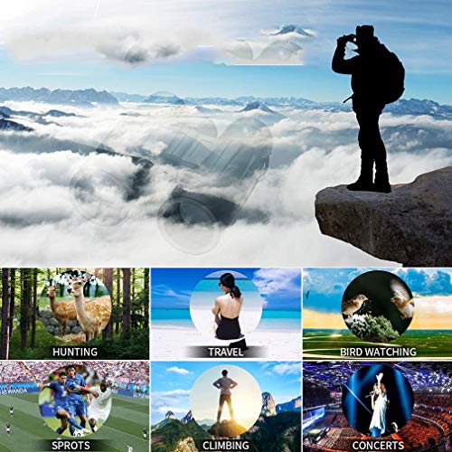 Xunmaifbt Binoculars With Low Light Night Vision, Central Non-Slip Focusing Handwheel For Bird Watching Theater And Concerts, Hunting And Sport Games, 8X21 #TOP2