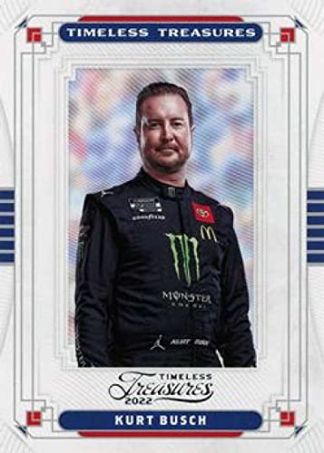 2022 Panini Chronicles Timeless Treasures Racing #9 Kurt Busch Official NASCAR Racing Trading Card in Raw (NM or Better) Condition