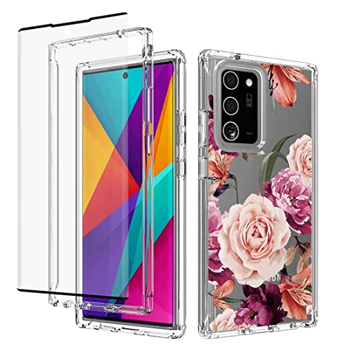Coque Note 20 Ultra 5G fleur violette pour sécuriser votre mobile au bureau