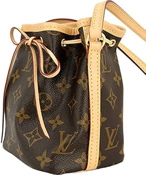 Amazon | [ルイヴィトン] ナノノエ モノグラム ブラウン レザー 巾着