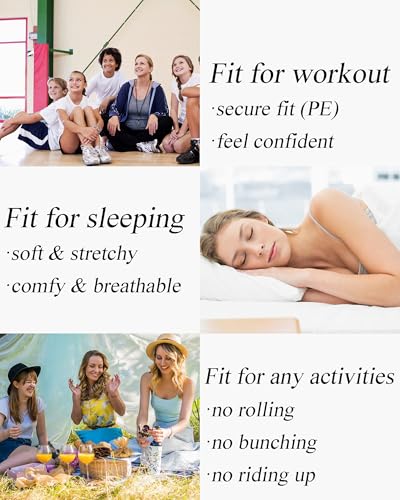 UNDER THE SEA Boy Shorts Underwear for Women Cotton Boxer Briefs Full Covreage Lace Boyshort Womens Panties 6 Pack4