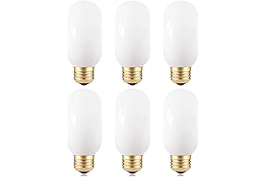 VEELIKE 25W LED Edison Bulbs - DIMMABLE - Warm White 2700K - E26 Base