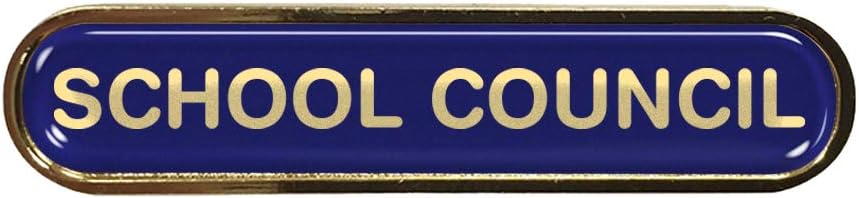 School Council Gel Domed School Bar Badge