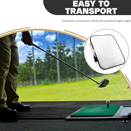 Pizarra para puntajes de golf reutilizable doble cara miniatura 5