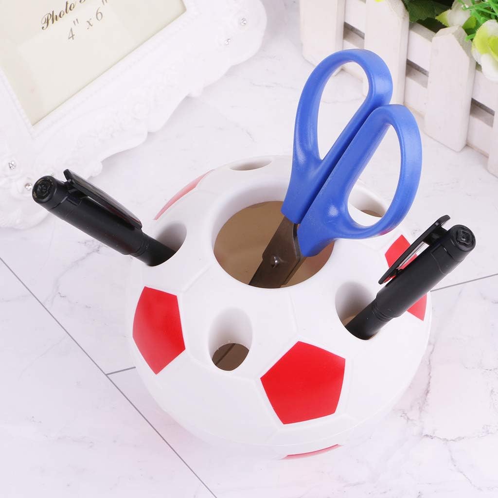 Creative Football Pen Holder Toothbrush Container Multifunction Organ Desk Organizer Tray image 2
