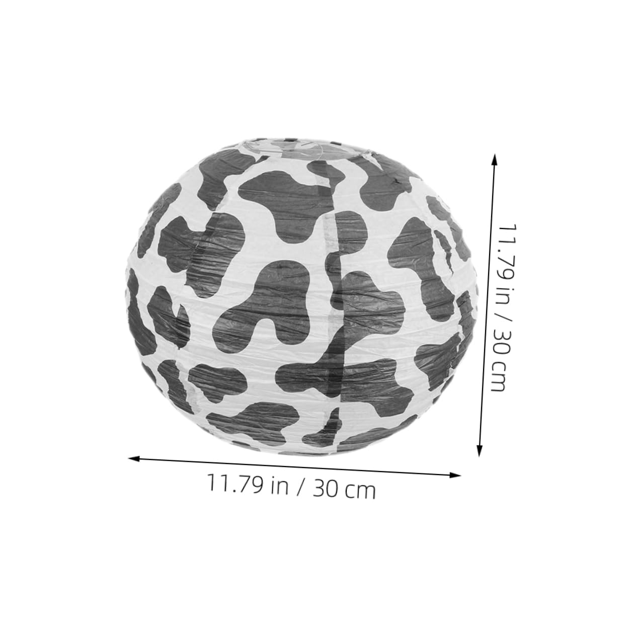 Toddmomy 3pcs Cow Lanterns for Wild West Party Decorations Reusable Barnyard Party Lanterns Friendly Farm Theme Decor for Cowboy Birthday and Shower Events