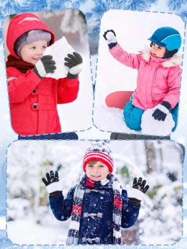 Image of EBOOT 3 Pairs Winter Kids Gloves Warm