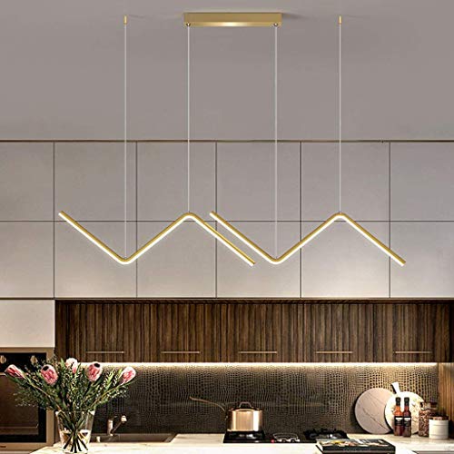 Lustre moderne suspendu LED dimmable télécommande plafonnier rond salle à manger chambre