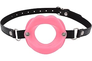 Open Mouth Gag: Silicone O-Ring Ball Muzzle for BDSM Bondage