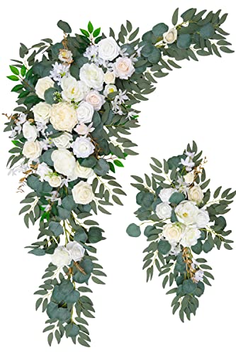 BASIMAN Arch Flowers (Pack of 2) for Wedding...