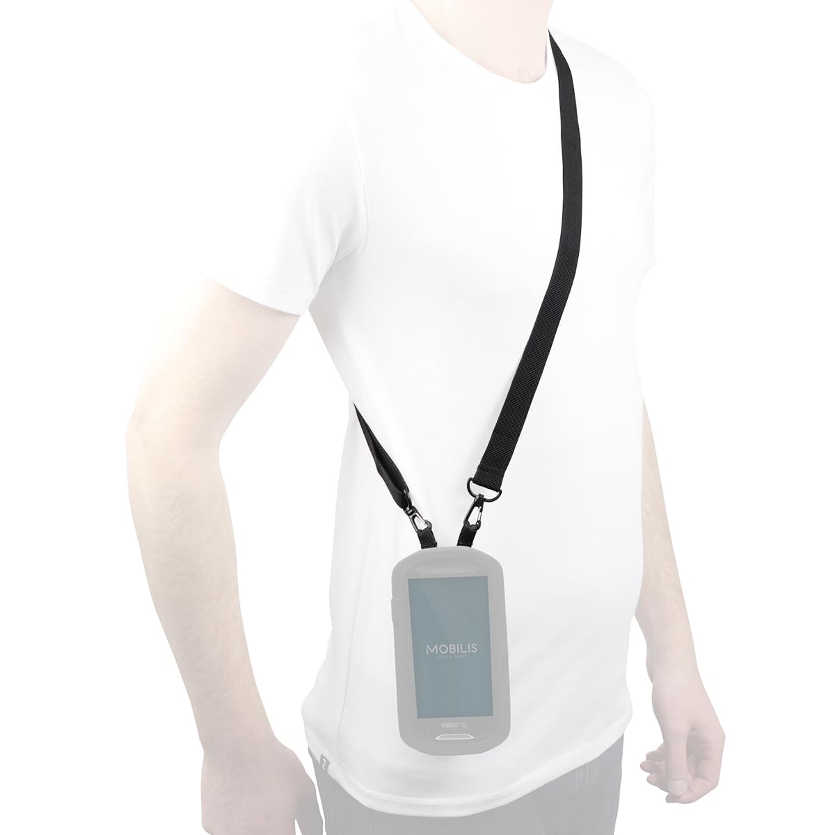 MOBILIS - ERGONOMICS Basic Shoulder Strap 4SOFT Cord Attach Strap to CASE