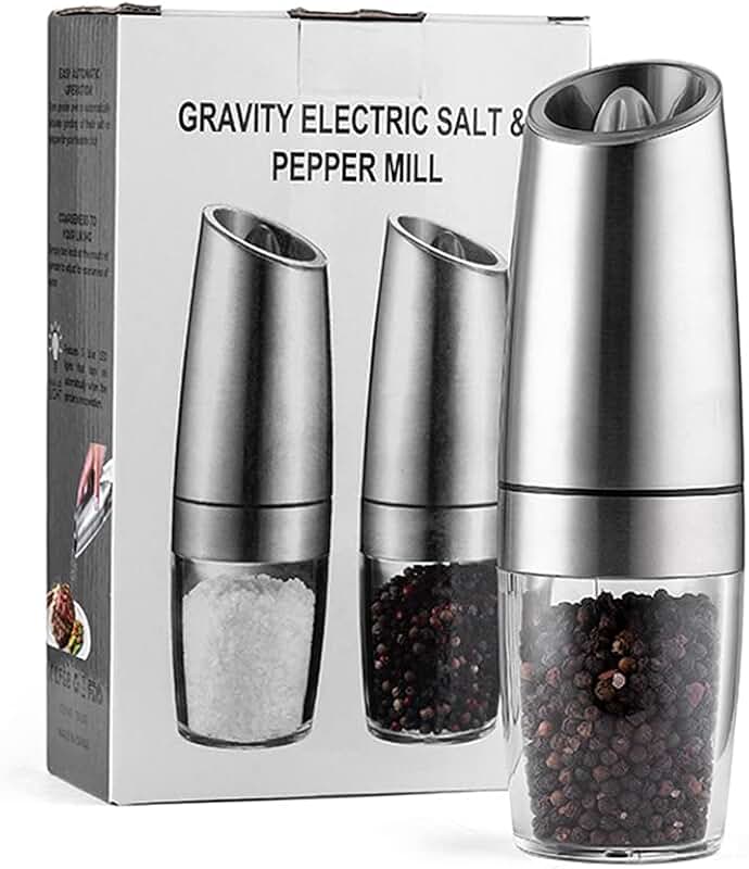 salt shaker and pepper mill combo